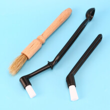 6 pcs Coffee Machine Cleaning Brush Set Machine Cleaning Brush Tool with Spoon, Coffee Grinder Cleaning Brush