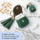 Leather Snap Fasteners Kit, 120 Set Metal Snap Buttons Press Studs with 6 Setting Tools, for Clothes, Bracelets, Jackets 6
