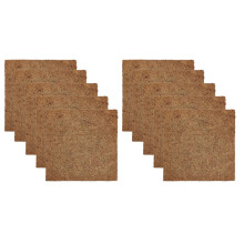 Lot de 10 Coussinets de Nidification RéUtilisables pour Poulailler, 13 X 13 Pouces en Fibre de Noix de Naturelle pour Jardin Pelouse ExtéRieur