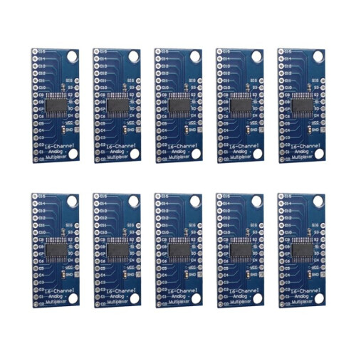10 Pcs/Set CD74HC4067 High-Speed CMOS Analog Multiplexer Multifunction 16-Channel Analog Multiplexer 1