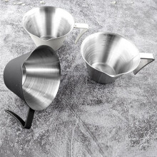 Tasse Doseuse à Expresso avec PoignéE Lot de 2 Tasses à Expresso à Double Dose en  Acier Inoxydable Tasse à Expresso ArgentéE