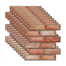 3D Wall Panels, Self-Adhesive, Pack of 10, 3D Self-Adhesive Wall Panels for Kitchen, Bedroom, Bathroom, Living Room