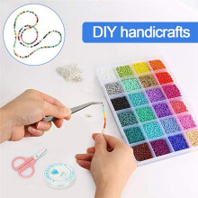 Kandi Beads and Letter Beads for Bracelets Making Kit Colors Kandi Beads and Letter Beads Plastic Rainbow Beads A