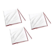 Wine Glass Polisher and Wine Glass Polishing Cloth for Lint, Streak and Streak-Free Cleaning of Wine Glasses,White 3PCS