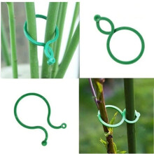 500Pcs Vine Strapping Clips for Growing Upright Plant Holder Green Plastic Bundled Ring Garden Stand Tool Vine Support