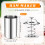 2 Piece Meat Press Maker Stainless Steel Ham Press Maker with Thermometer Sandwich Meat Press Bacon Ham Maker 6