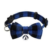 A-Cute Cat Collar Small Puppy Cat Dog Collars Bow Kitten Collar Bowknot Necklace with Bell for Dog Cat