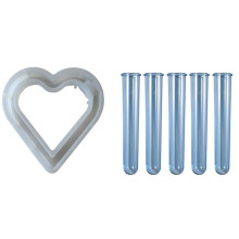 Forma de Coração Vaso de Flores Molde de Silicone Diy Amor Hidroponia Vaso Artesanato Presentes Fazendo Moldes de Fundição de Resina de Gesso
