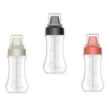 Botella Exprimible de Ketchup Negra, Recipiente para Ensalada con Tapa una Prueba de Fugas, Cajas Portátiles para Almacenamiento de Salsa