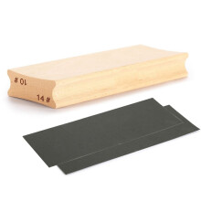 10 &14 Dual-Purpose Guitar Fretboard Radius Sanding Block, Fret Fretboard Leveling Sanding Block + Sanding Paper