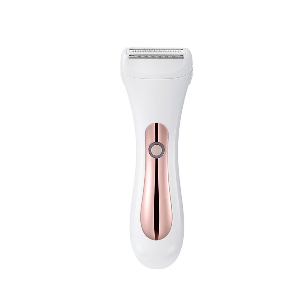 Kepptory 2In1 Electric Bikini Trimmer For Women Electric Shaver Wet/Dry Shaver For Hair Removal From Pubic Area Face Legs White