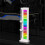 5V 3Pin ARGB Sync Support de Carte Graphique Support de Support de GPU Vertical Réglable Support de Support de GPU Magnétique Argent 8