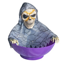 Halloween Candy Bowl Candy Dish with Motion Halloween Candy Bowl Fruit Bowls with Light Eyes and Creepy Sound A