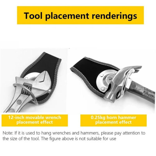 Loop Tool Tool Belt Hook Heavy Duty Hammer Loop Tool Belt Accessories Belt Tool Holder Tool Belt Clip for Construction 1