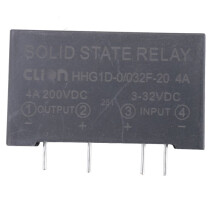 Input 3-32V Output 4A 200V 4 Pin PCB Solid State Relay HHG1D-0/032F-20