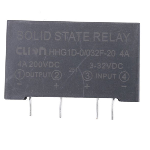 Input 3-32V  Output 4A 200V  4 Pin PCB Solid State Relay HHG1D-0/032F-20