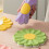 Flower Coasters Beverage Coasters Non-Slip Insulation Pads Table Mats Kitchen Accessories Coasters 10