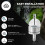 Set CO2 Diffuser Atomizer Regulator Reactor for Fish Tank Aquarium Plant Moss 5