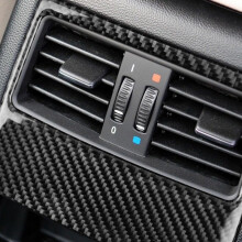 For E90 3 Series 2005-2012 Carbon Fiber Interior Rear Air Outlet Cover Trim B