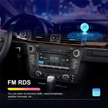 Radio para Coche para  Serie 3 E90, 2 Din, 7 Pulgadas, Android 13, 2 GB y 64 GB, Carplay, Android Auto, , GPS, FM, Reproductor Multimedia