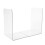 2PCS Transparent Acrylic Bookends L-Shaped Bookshelf 1