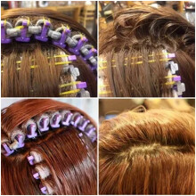 Size 24St/Set Salon Nylon Hair Rollers Set HåRrot Perm Stavar Barer Papiljotter med Clips & Gummiband