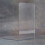 2PCS Transparent Acrylic Bookends L-Shaped Bookshelf 6