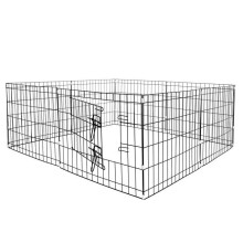 Enclosure para pequeños animales - Springos - Plegable - Metal - 8 paneles - Altura 60 cm