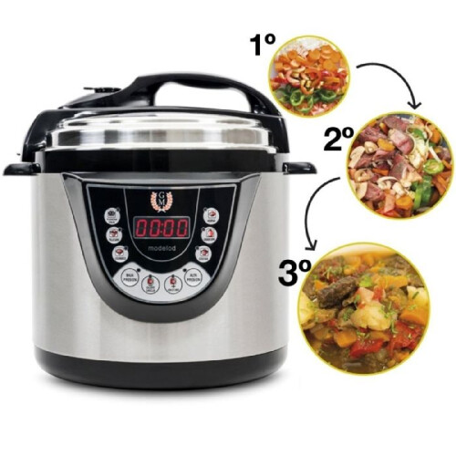 Robot de cocina GM D - CECOTEC - 6L - Programable - Función Freír - 12 comensales