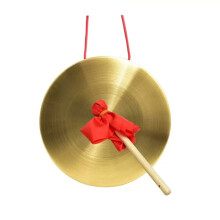 Gong Large Copper Hand Gong Performance Props 12cm Pure Handmade Steel Plating