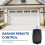 Gate Garage Door Remote Control for Nice Flor Flo2r FLO2R-S Flor-S NICE Rolling Code Handheld Transmitter 3 Pcs 2