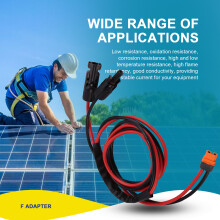 Solar Connector XT60I-F Adapter 12AWG Kabel Sluit Zonnepaneel Laadkabel Draad voor Zonnegenerator 1,5 Meter