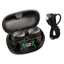 Invisible Sleep Earbuds 5.3 HiFi Stereo Earphones Low Latency Wireless Earbuds with Mic for Work,Music C