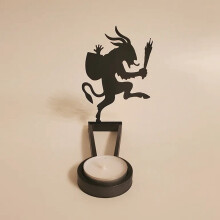 Portacandele Ombra di Halloween, Decorazioni da Tavolo Portacandele, Luci da Tè Ombra di Halloween, Portacandele Decorativi