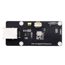 Für Raspberry Pi 5 Dedizierte PCIe-Zu-Gigabit-Ethernet-Port-Erweiterungskarte, Seitliche Installation, Kein Laufwerk-Plug & Erfür Forderlich