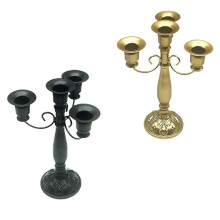 Multi-Arm Candle Candle Holder Wedding Centerpiece Candle Holder Vintage Design High Elegant Candle Holder Gold