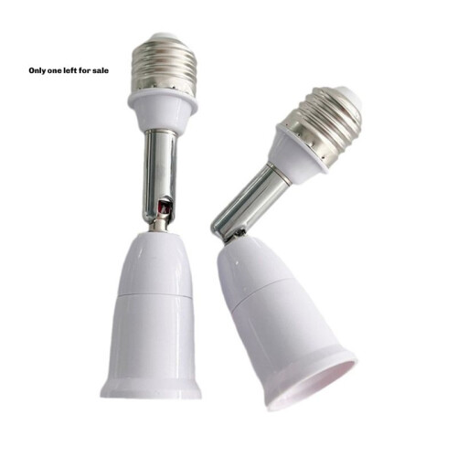 E27 to E27 Flexible Extension Adapter LED Light Bulb Lamp Holder Extendable Socket Converter Wall Base Screw Holder 2