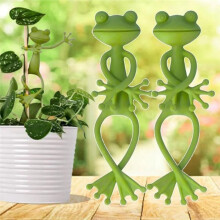 Suporte para Plantas Sapo Bonito Vaso de Flores Sapo Abraçador Plantas Trepadeiras Grampos Jardim Rã Galho de Escalada Pacote com 8