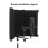 Microphone Isolation Shield Schermo per Microfono Pieghevole con Triplo Isolamento Acustico M3 In Metallo 8