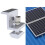 SolpanelsfäSte Solcellspanelskena Solpanelsmonterade FäStmodul med Mitt FöR Trapetsformat Tak 35 mm 7