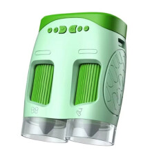 Microscope Électronique pour Enfants, Télescope 3 en 1 avec Écran de 2 Pouces 800 X avec Caméra Numérique Vidéo, Carte 32 Go Incluse