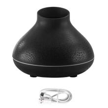 Flammendiffusor, 130 Ml, Lagerfeuerdiffusor, Bunter Flammenbefeuchter, Kleiner Diffusor für Ätherische Öle für Zimmer, Büro, B