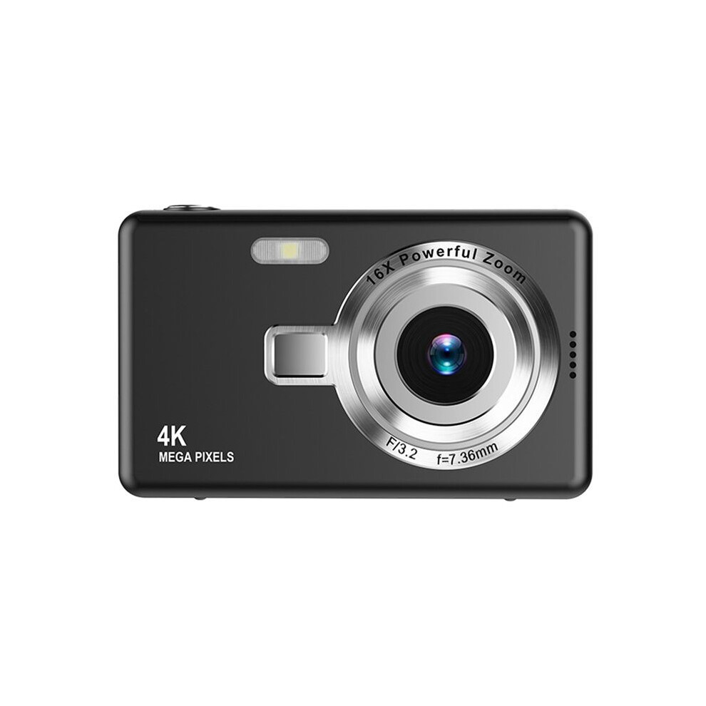 Hd 1080P 96Mp Digital Camera For Children - 16X Zoom, 2.4 Inch Ips Screen, Ideal For Beginner Photography Black 6032698543198