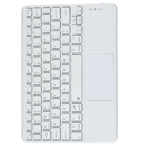 Touchpad Wireless Keyboard  Keyboard for PC Tablet Gaming White 1