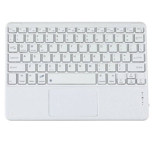 Touchpad Wireless Keyboard  Keyboard for PC Tablet Gaming White