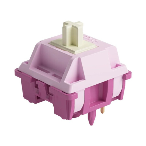 45Pcs Creamy  Pro  5-Pin 30gf Paragraph Axis Compatible with MX Mechanical Keyboard