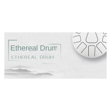 8 Zoll Steel Tongue Drum, 11-Ton Tamburin mit Drumsticks und Fingerpicks für Meditationen Tamburin Instrument G