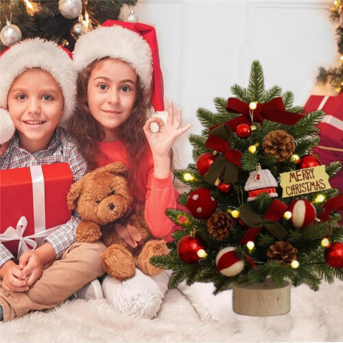 Christmas Tree Small Christmas Tree Desktop Artificial Christmas Tree Decorations Indoor Christmas 2
