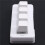 MK424Pro 4-Key  Customized Keyboard+Mechanical   USB+BT+2.4G Connection for Office Game Multimedia White 5