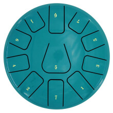 Tambor de Língua de Aço de 8 Polegadas, Pandeiro de 11 Notas com Baquetas e Palhetas para Meditações Instrumento de Pandeiro D